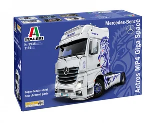 Model plastikowy Mercedes Benz Actros MP4 Show Truck - Kolekcjonerskie modele pojazdów - miniaturka - grafika 2