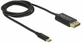 Adaptery i przejściówki - Delock Kabel USB Type-C Wtyczka > DP Wtyczka DP-Alt Mode 4K 60 Hz 1 m - miniaturka - grafika 1