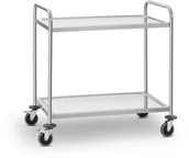 Wózki na żywność - Royal Catering Wózek kelnerski - 2 półki - 120 kg RCSW-2SQ1 - miniaturka - grafika 1