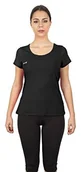 Koszulki sportowe damskie - IZAS IZAS Damska koszulka do biegania Aland z krótkim rękawem czarny czarny S 8434076475967 - miniaturka - grafika 1