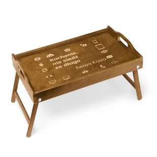 Murrano Personalizowany Stolik do Laptopa STL-NAT-024 - Ławy i stoliki kawowe - miniaturka - grafika 3