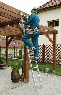 996 99674711 Drabina aluminiowa przystawna 1x13 wysokość robocza 4,80m) 74711-uniw - Drabiny - miniaturka - grafika 2