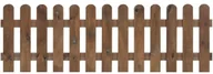 Ogrodzenia - NATERIAL Płot sztachetowy prosty NIVE 180x60 cm NATERIAL - miniaturka - grafika 1