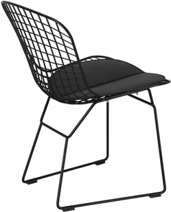 D2.Design DESIGN Krzesło Harry czarne / czarna poduszka - Krzesła - miniaturka - grafika 9