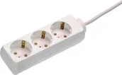 Listwy zasilające - Bachmann Listwa zasilająca SMART 3x Gniazda white Strom3 m - 387.271 - miniaturka - grafika 1