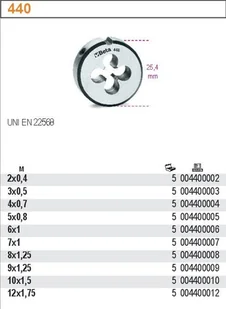 BETA NARZYNKA M3 440/3 - Gwintowniki - miniaturka - grafika 2