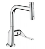Baterie kuchenne - Hansgrohe Citterio Bateria kuchenna z wyciąganą wylewką chrom 39862000 - miniaturka - grafika 1
