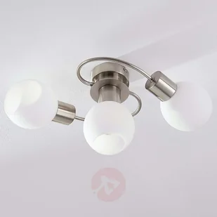 Lindby Okrągła 3-lampowa lampa sufitowa stal w tym LED - Ciala - Lampy sufitowe - miniaturka - grafika 3