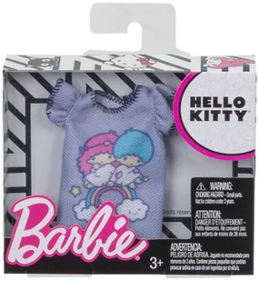 Barbie Hello Kitty szary top z bliźniakami Mattel - Akcesoria dla lalek - miniaturka - grafika 3