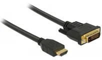 Delock 85652 Dwukierunkowy kabel HDMI do DVI 24+1 1 m - Kable - miniaturka - grafika 3
