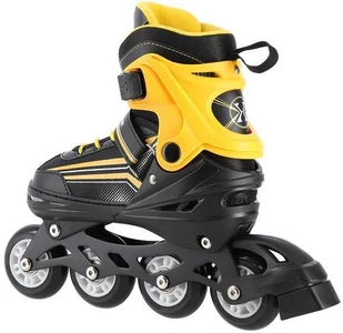 Nils EXTREME NH18190 2w1 CZARNO-POMARAŃCZOWY ROZM.M(34-38) ŁYŻWOROLKI Z WYM. PŁ. HOKEJOWĄ EXTREME - Rolki - miniaturka - grafika 6