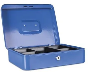 Donau Kasetka na pieniądze , ekstra duża, 300x90x240mm, niebieska 5234001PL-10 - Sejfy i kasy pancerne - miniaturka - grafika 3
