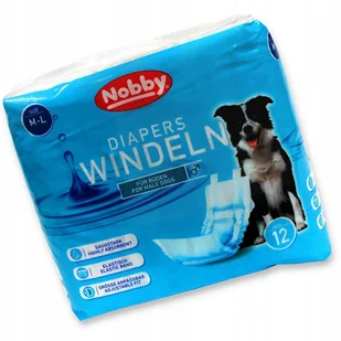 Pieluchy dla Psa psów Nobby Diapers Windeln M-L - Specjalistyczne artykuły dla zwierząt - miniaturka - grafika 4