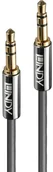 Kable - Lindy 35320 Kabel mini jack 3,5mm stereo Cromo Line 0,5m LY-35320 - miniaturka - grafika 1
