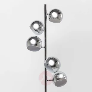 KARE Błyszcząca chromowana lampa stojąca Calotta - Lampy stojące - miniaturka - grafika 3