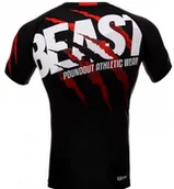 Koszulki sportowe męskie - Poundout sklep RASHGUARD POUNDOUT BEAST SHORT SLEEVE - miniaturka - grafika 1