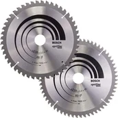 Tarcze do pił - Bosch PIŁA TARCZOWA DWUPAK OPTILINE WOOD 216x2,0/1,4x30x48z + MULTI MATERIAL 216x2,5/1,8x30x80z B2608644658 2608644658 - miniaturka - grafika 1