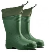 Obuwie robocze - LAHTI PRO Kalosze męskie z kołnierzem ocieplane(035) Zielone EVA rozmiar 45 K1536145 LPK1536145 - miniaturka - grafika 1