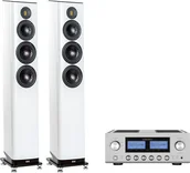 Zestawy stereo - Luxman L-507UXII srebrny) + VELA FS409 biały) - miniaturka - grafika 1