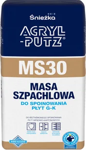 ŚNIEŻKA Acryl-Putz MS30 Masa Szpachlowa do Spoinowania Płyt G/K biały 20 kg - Gipsy i gładzie gipsowe - miniaturka - grafika 2