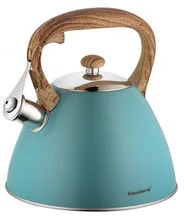 Klausberg Czajnik z gwizdkiem niebieski - Czajniki na gaz - miniaturka - grafika 2
