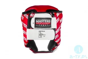 MASTERS FIGHT EQUIPMENT Kask treningowy MJE - KTOP-PU-KM czerwony a-ty 02012-KMXXS - Kaski bokserskie i maski - miniaturka - grafika 3