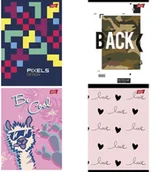 Artykuły biurowe - St. Majewski St. Zeszyt A4 32k linia podwójna dwukolorowa lamin. - miniaturka - grafika 1