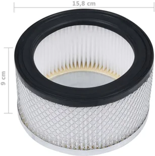 vidaXL Filtry HEPA do odkurzacza kominkowego, 2 szt. vidaXL - Akcesoria do odkurzaczy - miniaturka - grafika 6