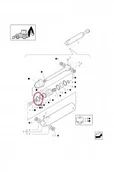 Części i akcesoria do maszyn rolniczych - NEW HOLLAND CASE Pierścień tłokowy siłownika CASE CNH 85800823 85800823 - miniaturka - grafika 1
