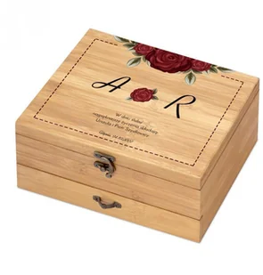 Murrano Akcesoria do wina dedykacja zestaw dla pary na ślub ZDW4-018 - Gadżety dla niej i dla niego - miniaturka - grafika 3