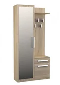 Meble do przedpokoju - Garderoba Z Lustrem Dąb Sonoma R1-W96 - miniaturka - grafika 1