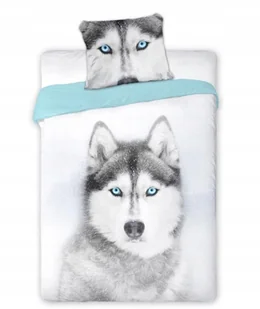 Faro Pościel Młodzieżowa Husky Biało-Niebieska 287 00020111 - Pościel dla dzieci - miniaturka - grafika 3
