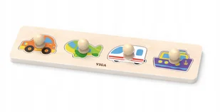 Viga Układanka z uchwytami Pojazdy V44534 - Układanki dla dzieci - miniaturka - grafika 3