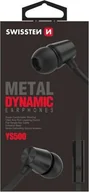 Słuchawki - Swissten YS500 Czarne - miniaturka - grafika 1
