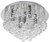 Lampy sufitowe - Krislamp Crystal KR 384-5PL plafon lampa sufitowa 5x40W E14 chrom - miniaturka - grafika 1