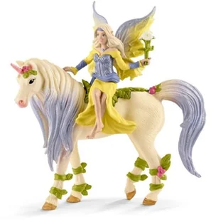 SCHLEICH Figurka Wróżka Sera z kwiecistym jednorożcem - Figurki dla dzieci - miniaturka - grafika 7