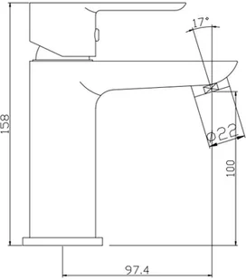 Sea-Horse BJC304/1 - Baterie umywalkowe - miniaturka - grafika 3