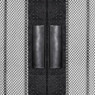 VidaXL Lumarko Moskitiera na drzwi z magnesami, 2 szt., czarna, 220x110 cm! 314688 VidaXL - Moskitiery - miniaturka - grafika 2