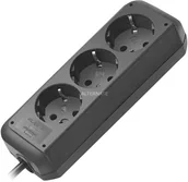 Przedłużacze i rozgałęźniki - Brennenstuhl Eco-Line wtyczka Czarny, Listwa zasilająca - miniaturka - grafika 1