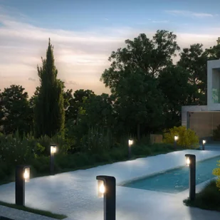 LEDVANCE Endura Classic Cascade słupek bezbarwny - Lampy ogrodowe - miniaturka - grafika 2