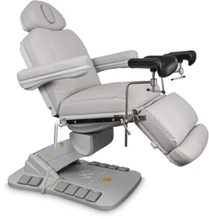 Kazaro Fotel Zabiegowy NIKO G z podgrzewaniem jasnoszary - Fotele kosmetyczne - miniaturka - grafika 5