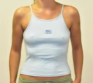 Koszulki i topy damskie - Vans top damski SPAGHETTI TOP Pale Blue - miniaturka - grafika 1