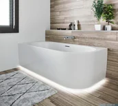 Wanny - Riho Desire Corner LED wanna asymetryczna prawa 184x84cm BD0500500K00133 - miniaturka - grafika 1