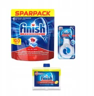 Środki do zmywarek - Finish zestaw All In 1 Max tabletki+sól+akcesoria - miniaturka - grafika 1