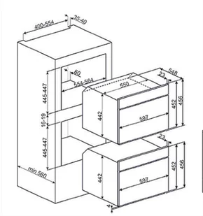 Piekarnik do zabudowy Smeg SF4102VCN - Piekarniki do zabudowy - miniaturka - grafika 3