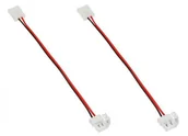 Akcesoria do oświetlenia - GTV ZŁĄCZKI XC11 DO TAŚM LED 10mm Z PRZEWODEM 15cm LD-ZTK10MM-02N - miniaturka - grafika 1