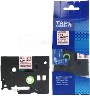 Brother strefadrukarek.pl Taśma TZe-MPCB31 12mm x 8m ozdobna płatki śniegu czarny nadruk - zamiennik| OSZCZĘDZAJ DO 80% - ZADZWOŃ! 730811399 PROMOCJA! TZE-MPCB31 - Taśmy do drukarek barwiące - miniaturka - grafika 3