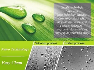 Rea łazienka z wyobraźnią Ścianka szklana Bler czarna loft 80 cm K7637 - Ścianki i drzwi prysznicowe - miniaturka - grafika 3