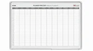 Planery - Allboards Planer ROCZNY suchościeralny magnetyczny 120x90 cm PL129Y - miniaturka - grafika 1