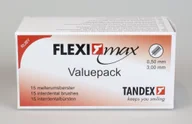 Szczoteczki międzyzębowe - Tandex A/S czyściki międzyzębowe FlexiMAX 0,50 x 3,00 Ruby (czerwony) 15szt. w opak. - miniaturka - grafika 1